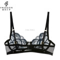 Mesdames nouvelle conception pure dentelle underwire 3/4 modèle coupe soutien-gorge de soutien-gorge complet transparent